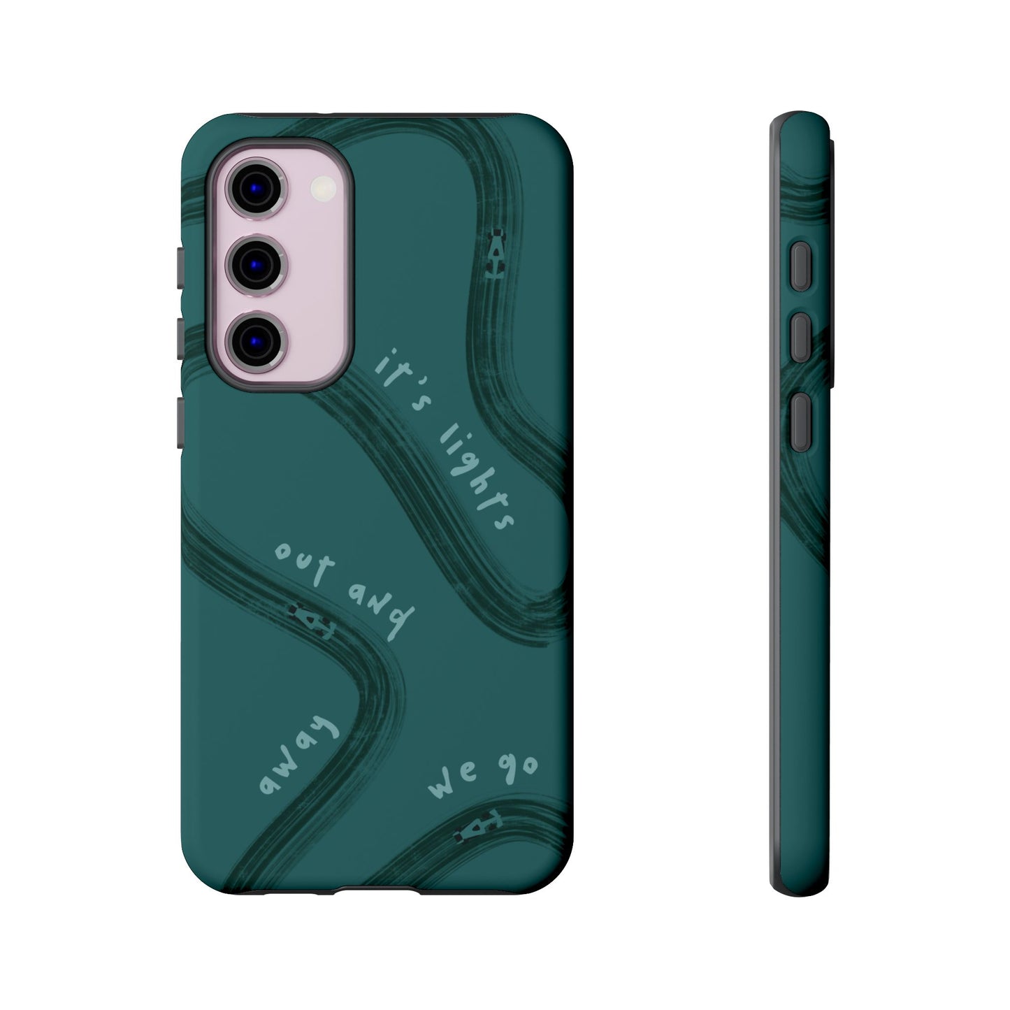 Teal Lights Out F1 Phone Case Design, Trendy F1 Gift, Formula 1 Gift, Cute F1 Phone Case, Unique Formula One Phone Case