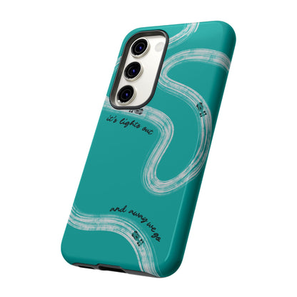 Mercedes F1 Phone Case Painted "its lights out and away we go", Trendy F1 Gift, Formula 1 Gift, Cute F1 Phone Case