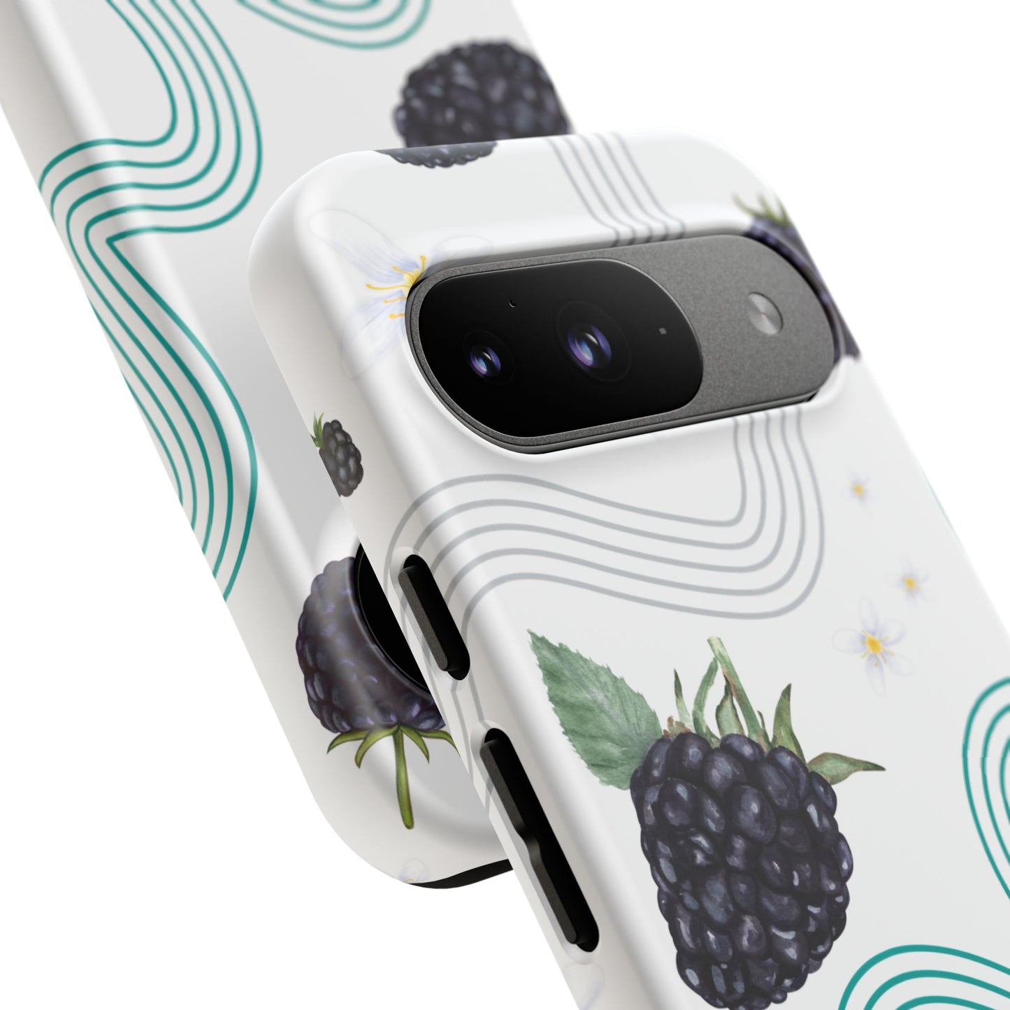 F1 Mercedes and Blackberries Phone Case , Trendy F1 Gift, Formula 1 Gift, Cute Fruit F1 Phone Case, Unique Phone Case