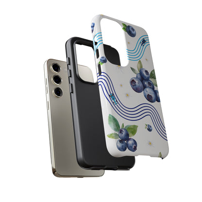 F1 Williams and Blueberries Phone Case, Trendy F1 Gift, Formula 1 Gift, Cute Fruit F1 Phone Case, Unique Phone Case