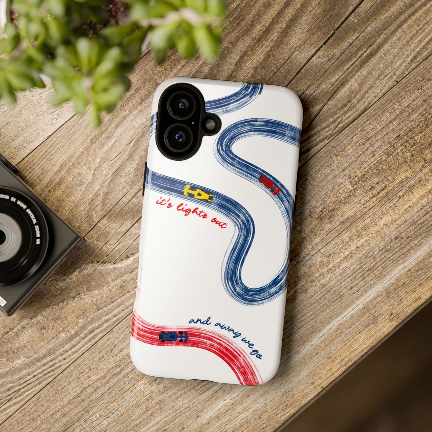 F1 Red Bull Racing Painted Track F1 Phone Case Design