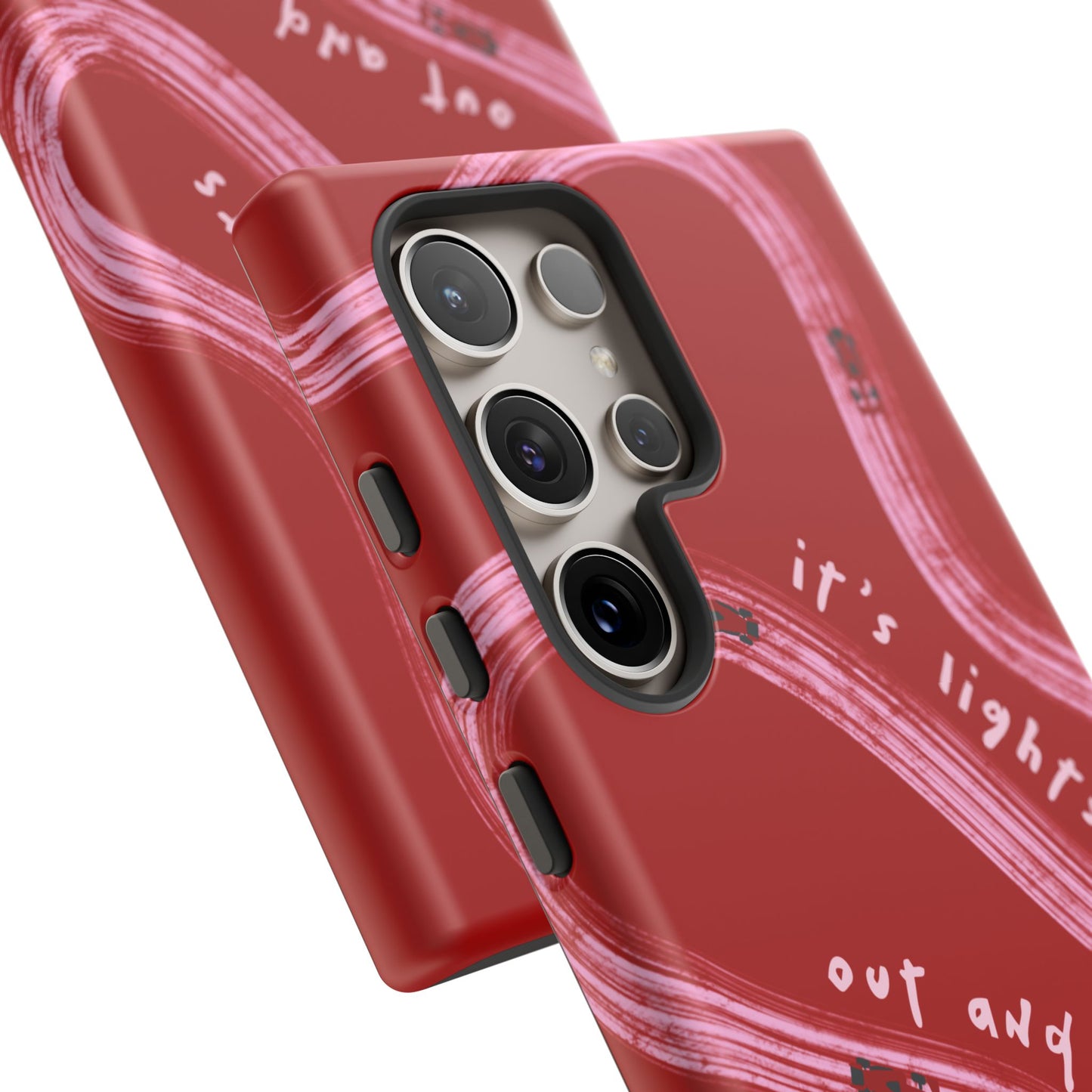 Red and Pink Lights Out F1 Phone Case Design, Trendy F1 Gift, Formula 1 Gift, Cute F1 Phone Case, Unique Formula One Phone Case