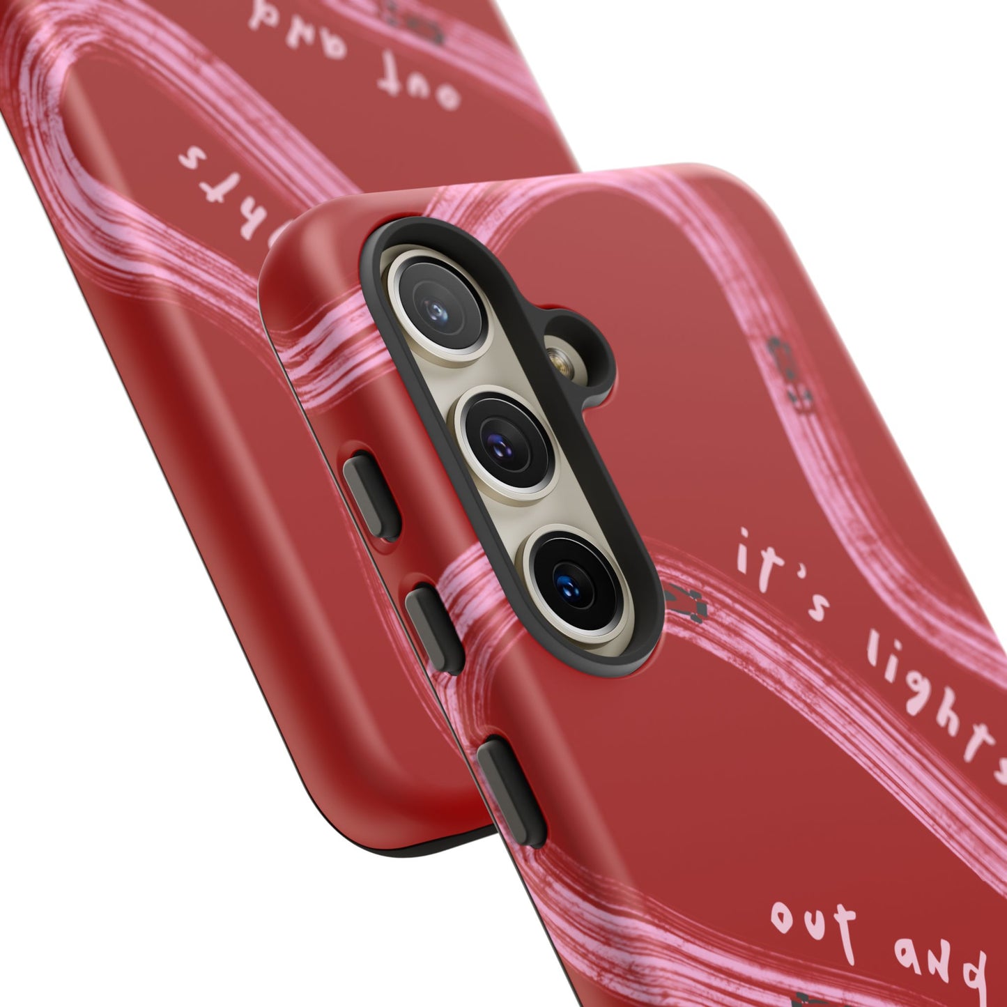 Red and Pink Lights Out F1 Phone Case Design, Trendy F1 Gift, Formula 1 Gift, Cute F1 Phone Case, Unique Formula One Phone Case
