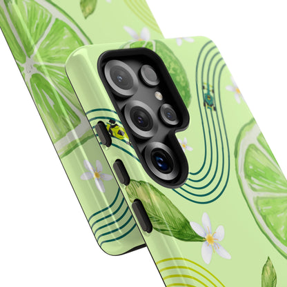 Green F1 Aston Martin and Lime Phone Case, Trendy F1 Gift, Formula 1 Gift, Cute Fruit F1 Phone Case, Unique Phone Case
