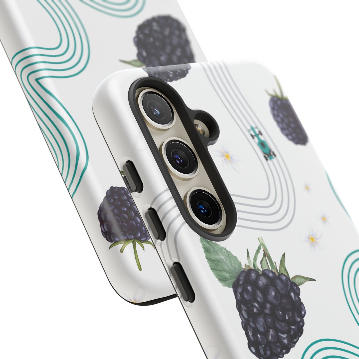 F1 Mercedes and Blackberries Phone Case , Trendy F1 Gift, Formula 1 Gift, Cute Fruit F1 Phone Case, Unique Phone Case