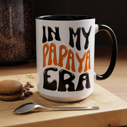 F1 McLaren In My Papaya Era Colored Mug_Accent Coffee Mug (11, 15oz)