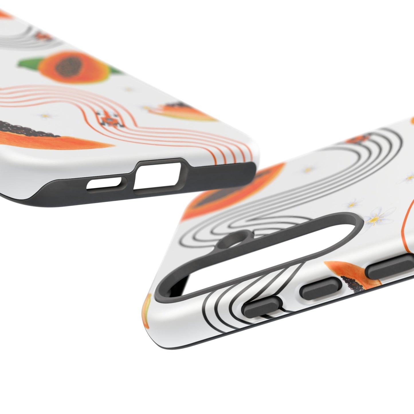 F1 McLaren and Papaya Phone Case , Trendy F1 Gift, Formula 1 Gift, Cute Fruit F1 Phone Case, Unique Phone Case