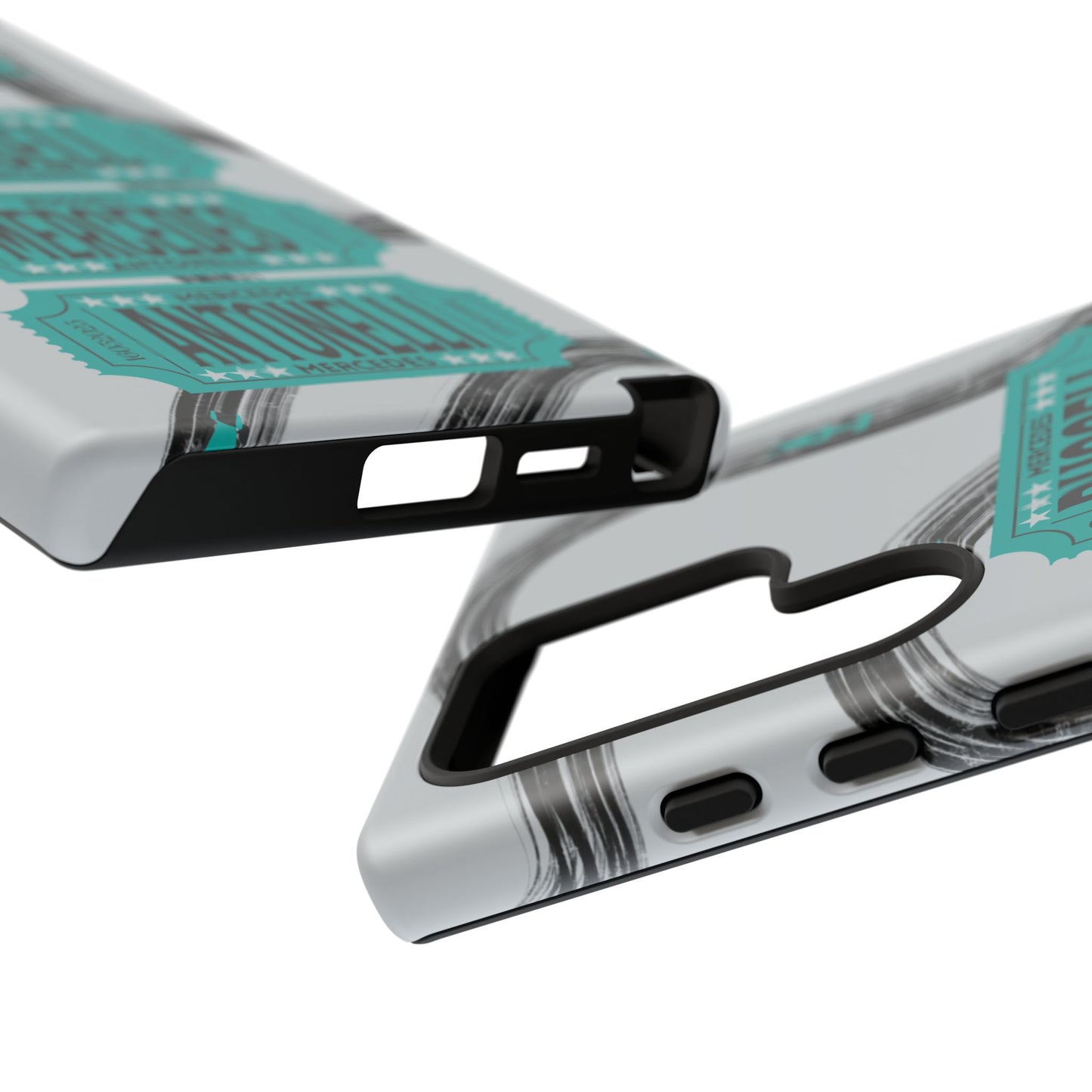 Mercedes F1 Phone Case Painted Ticket Stubs, Trendy F1 Gift, Formula 1 Gift, Cute F1 Phone Case