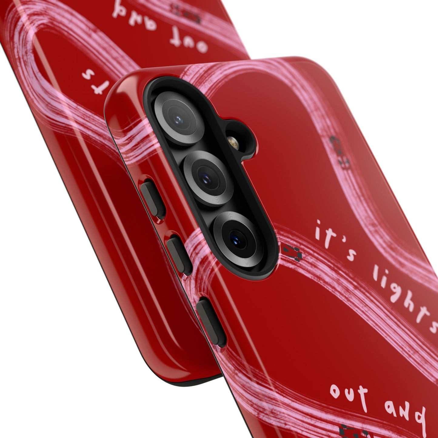 Red and Pink Lights Out F1 Phone Case Design, Trendy F1 Gift, Formula 1 Gift, Cute F1 Phone Case, Unique Formula One Phone Case