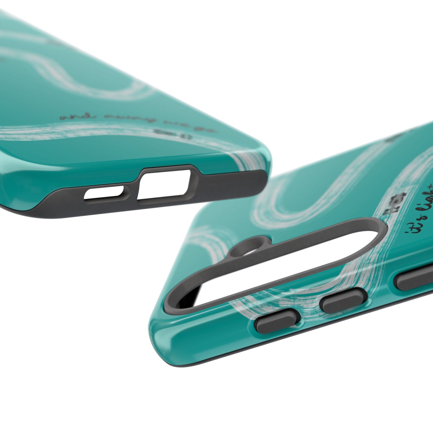Mercedes F1 Phone Case Painted "its lights out and away we go", Trendy F1 Gift, Formula 1 Gift, Cute F1 Phone Case