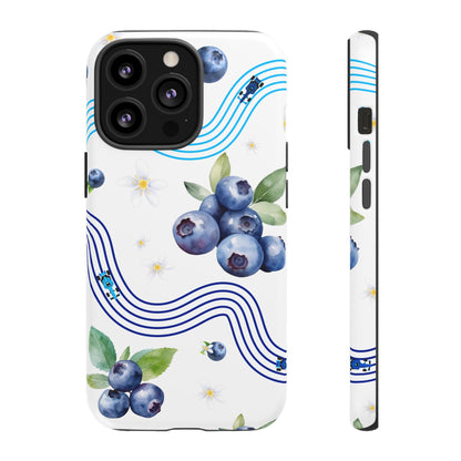 F1 Williams and Blueberries Phone Case, Trendy F1 Gift, Formula 1 Gift, Cute Fruit F1 Phone Case, Unique Phone Case
