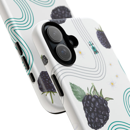 F1 Mercedes and Blackberries Phone Case , Trendy F1 Gift, Formula 1 Gift, Cute Fruit F1 Phone Case, Unique Phone Case