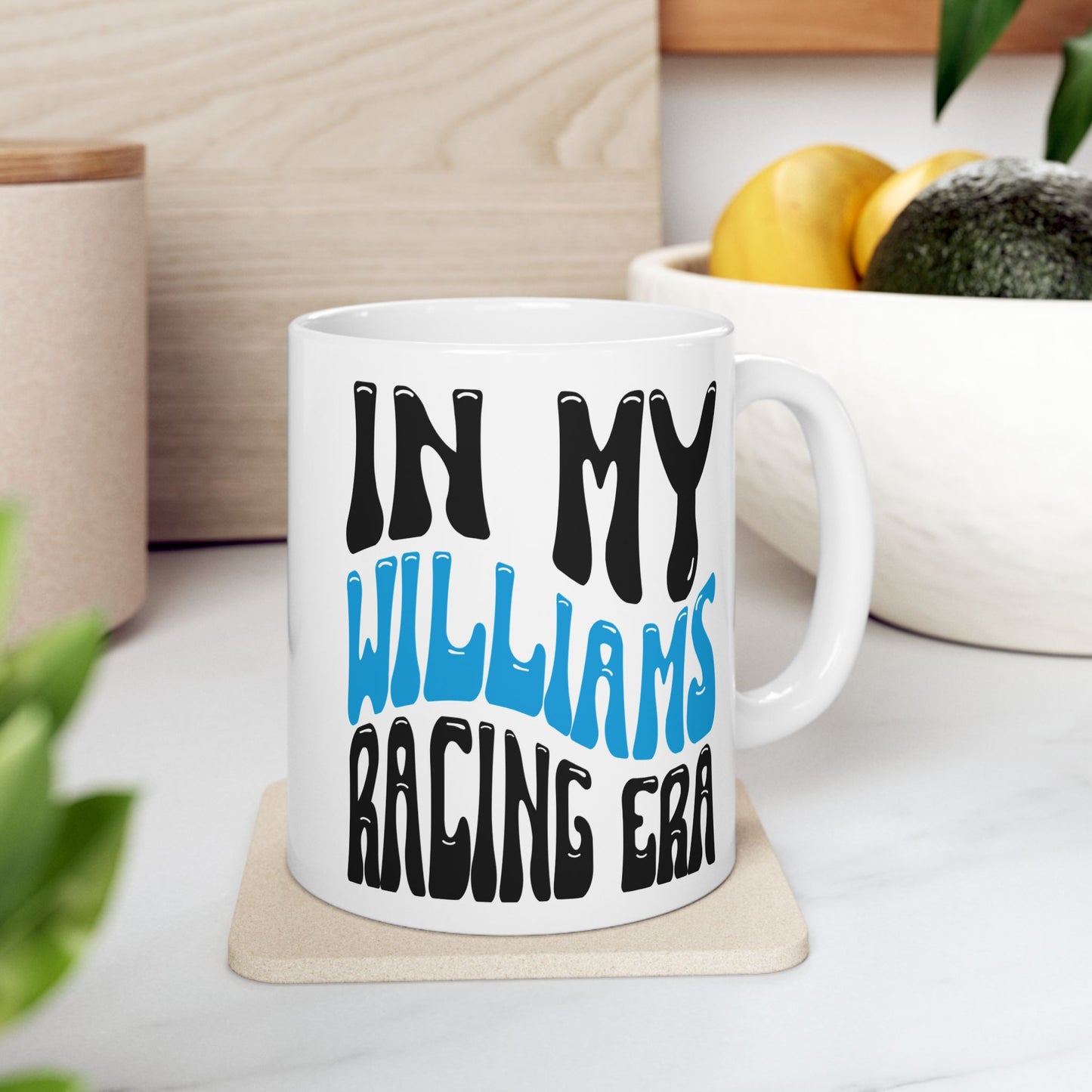 Carlos Sainz In My Williams Era Mug, Formula One Mug, Inspirational Ceramic Mug for Coffee Lovers