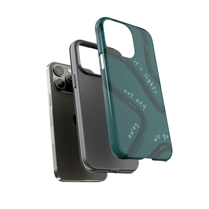 Teal Lights Out F1 Phone Case Design, Trendy F1 Gift, Formula 1 Gift, Cute F1 Phone Case, Unique Formula One Phone Case