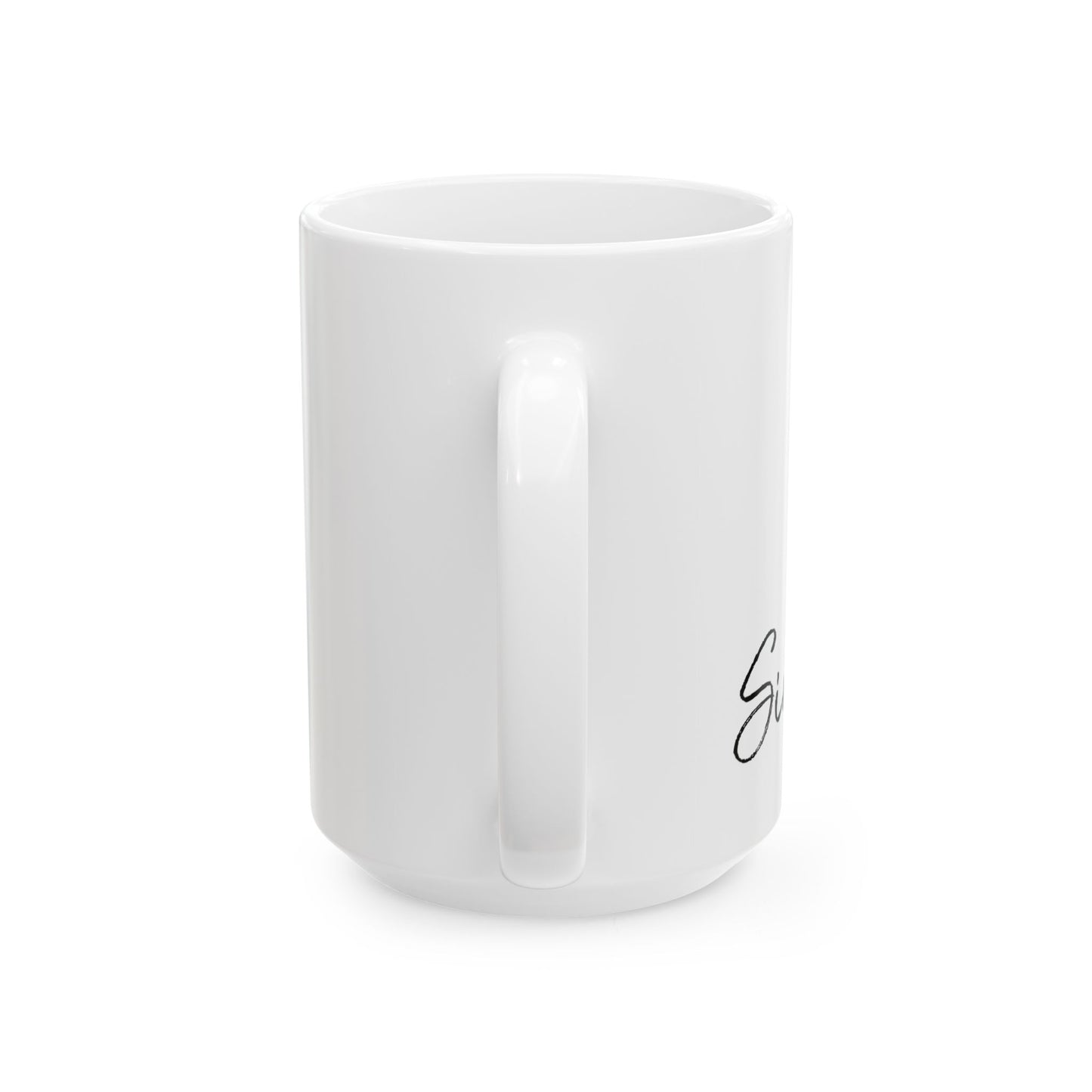 F1 Simply Lovely Mug, Minimalist Formula One Mug, Inspirational Ceramic Mug for Coffee Lovers