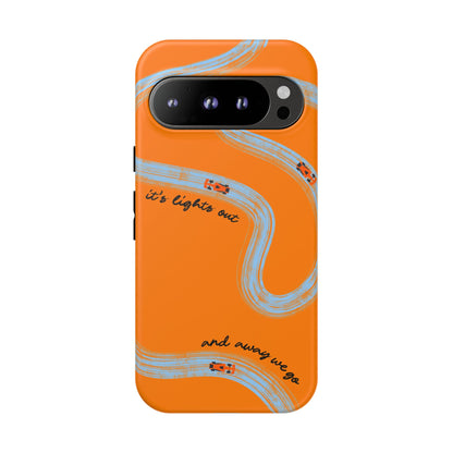 F1 Phone Case McLaren Painted "its lights out and away we go", Trendy F1 Gift, Formula 1 Gift, Cute F1 Phone Case, Phone Case