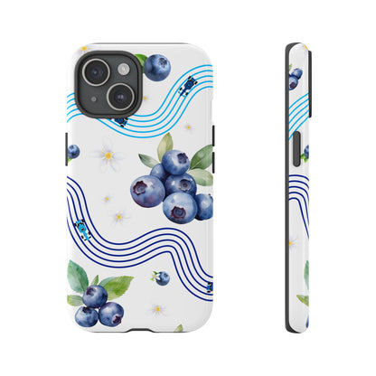 F1 Williams and Blueberries Phone Case, Trendy F1 Gift, Formula 1 Gift, Cute Fruit F1 Phone Case, Unique Phone Case