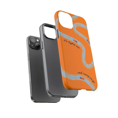 F1 Phone Case McLaren Painted "its lights out and away we go", Trendy F1 Gift, Formula 1 Gift, Cute F1 Phone Case, Phone Case