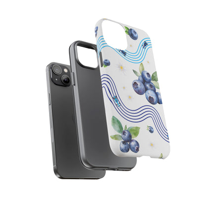 F1 Williams and Blueberries Phone Case, Trendy F1 Gift, Formula 1 Gift, Cute Fruit F1 Phone Case, Unique Phone Case