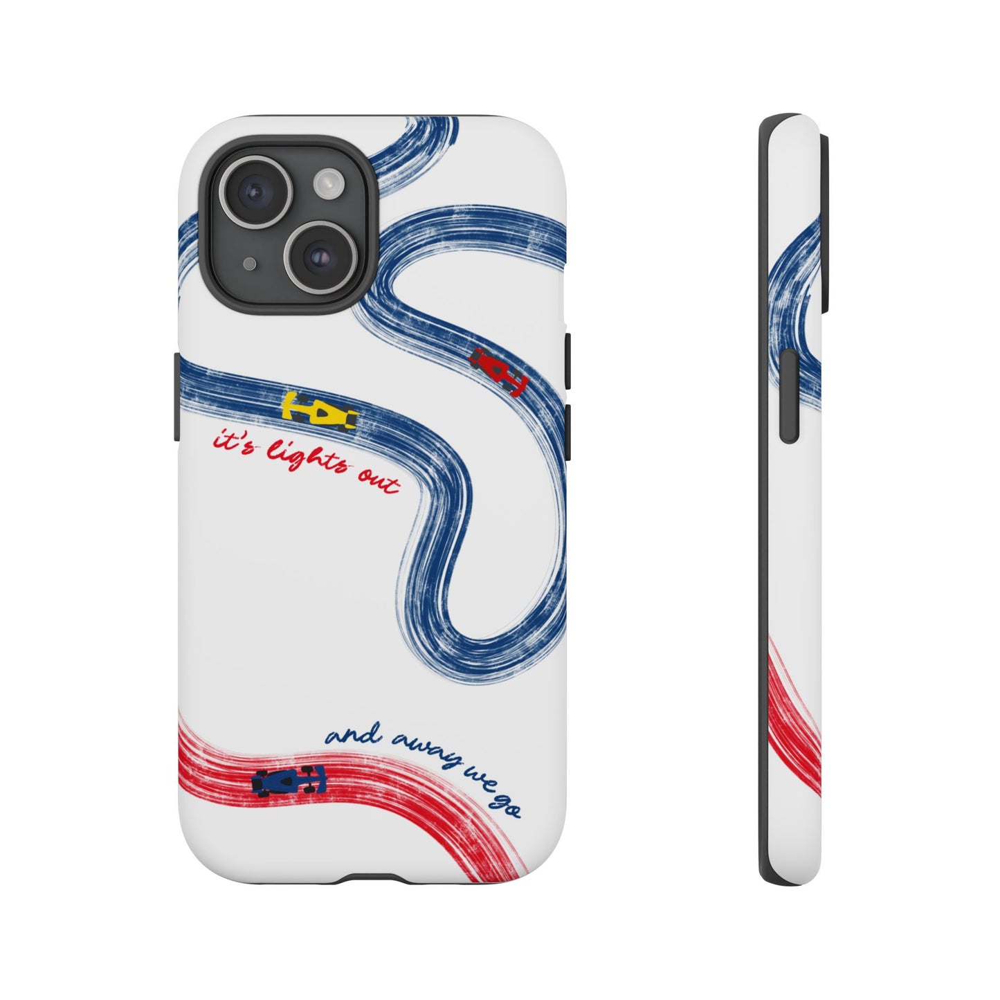 F1 Red Bull Racing Painted Track F1 Phone Case Design