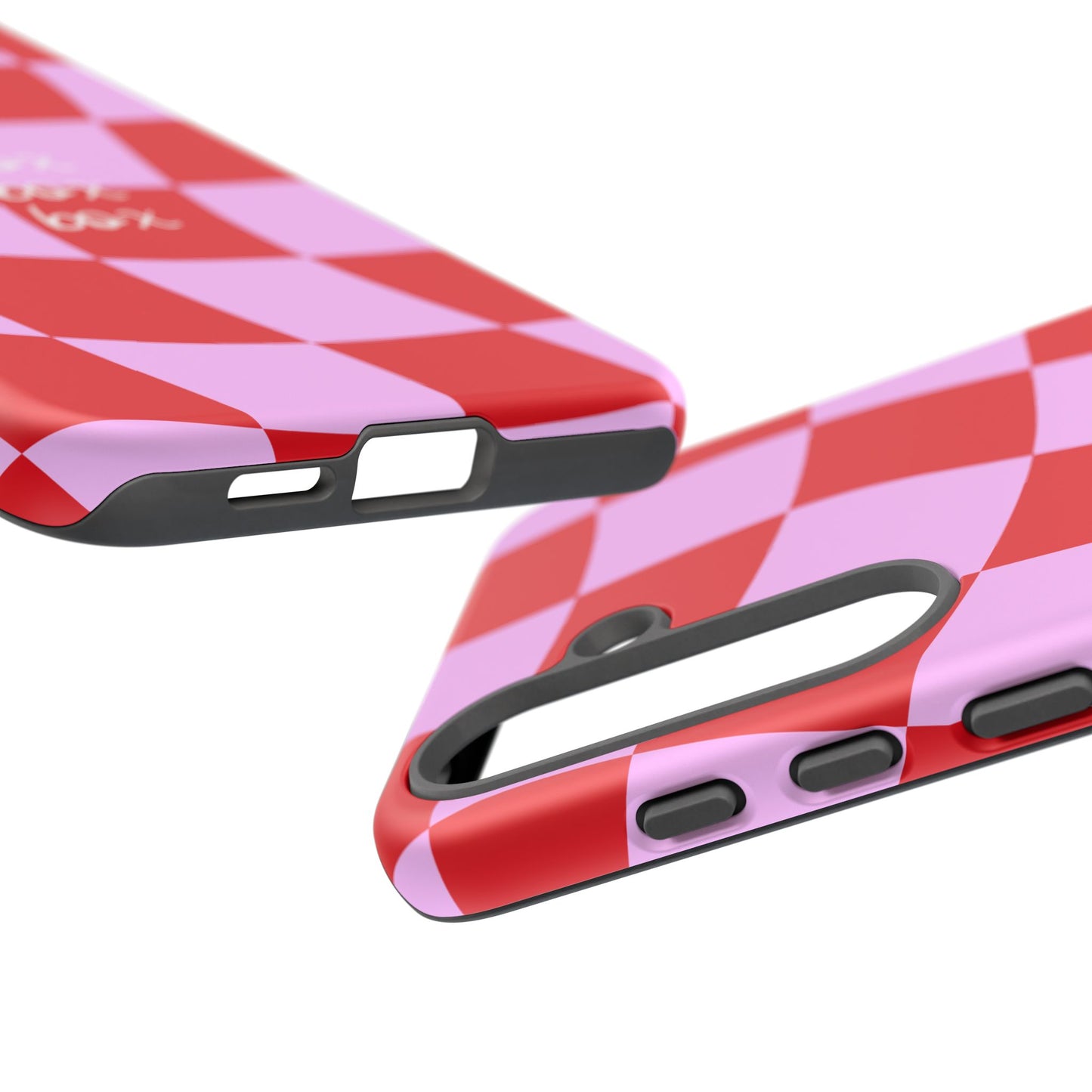 Pink and Red Checkered F1 Phone Case, Box Box Box F1 Phone Case