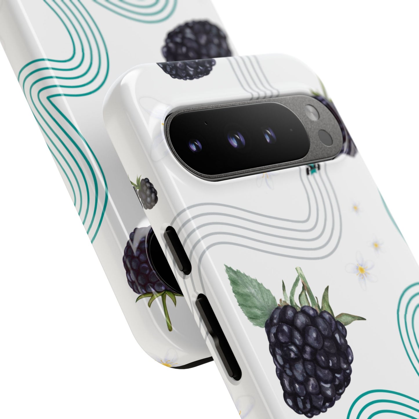 F1 Mercedes and Blackberries Phone Case , Trendy F1 Gift, Formula 1 Gift, Cute Fruit F1 Phone Case, Unique Phone Case