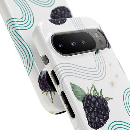 F1 Mercedes and Blackberries Phone Case , Trendy F1 Gift, Formula 1 Gift, Cute Fruit F1 Phone Case, Unique Phone Case