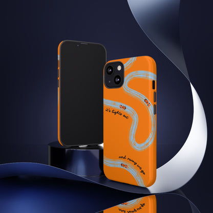 F1 Phone Case McLaren Painted "its lights out and away we go", Trendy F1 Gift, Formula 1 Gift, Cute F1 Phone Case, Phone Case