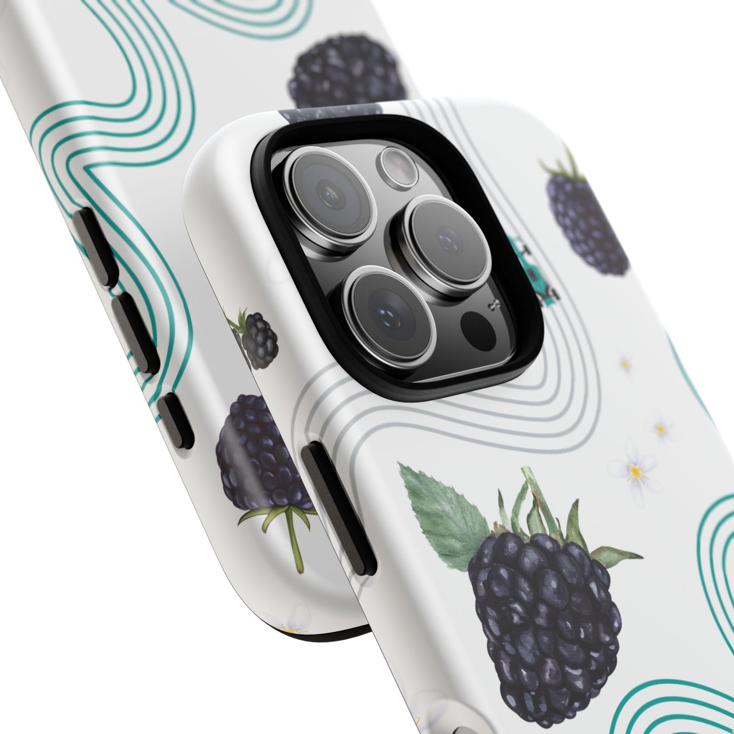 F1 Mercedes and Blackberries Phone Case , Trendy F1 Gift, Formula 1 Gift, Cute Fruit F1 Phone Case, Unique Phone Case