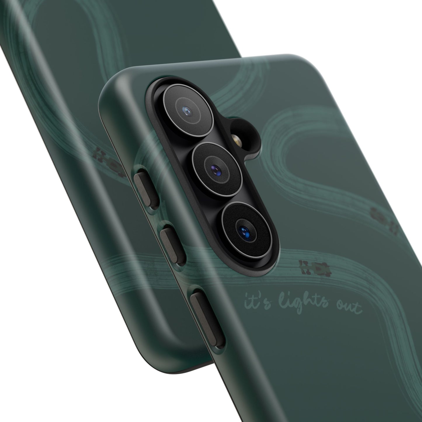 F1 Phone Case Monochrome Green Painted "its lights out and away we go", Trendy F1 Gift, Formula 1 Gift, Cute F1 Phone Case, Phone Case