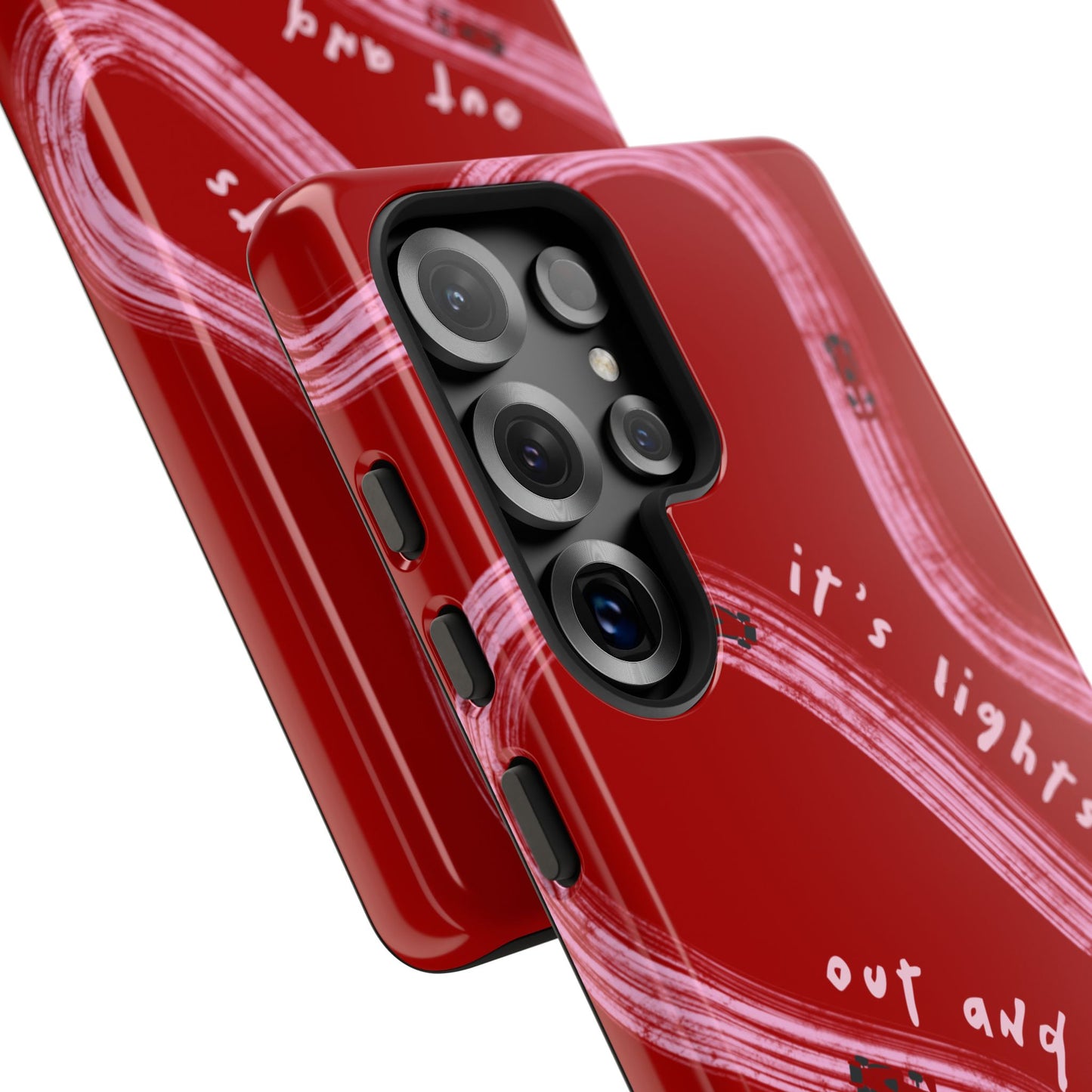 Red and Pink Lights Out F1 Phone Case Design, Trendy F1 Gift, Formula 1 Gift, Cute F1 Phone Case, Unique Formula One Phone Case