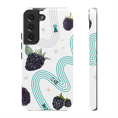 F1 Mercedes and Blackberries Phone Case , Trendy F1 Gift, Formula 1 Gift, Cute Fruit F1 Phone Case, Unique Phone Case