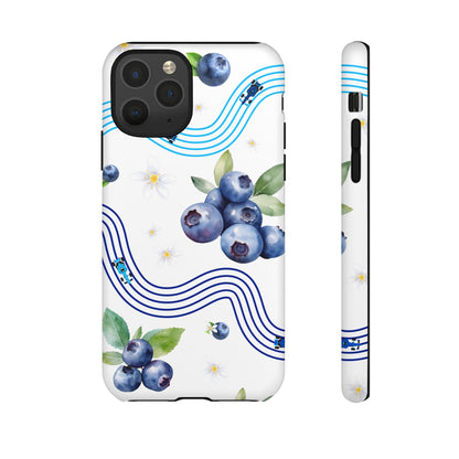 F1 Williams and Blueberries Phone Case, Trendy F1 Gift, Formula 1 Gift, Cute Fruit F1 Phone Case, Unique Phone Case