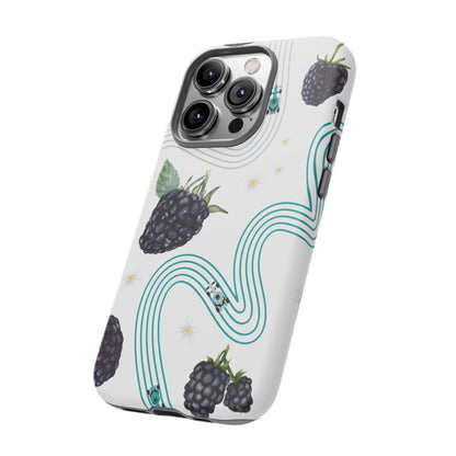 F1 Mercedes and Blackberries Phone Case , Trendy F1 Gift, Formula 1 Gift, Cute Fruit F1 Phone Case, Unique Phone Case