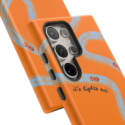 F1 Phone Case McLaren Painted "its lights out and away we go", Trendy F1 Gift, Formula 1 Gift, Cute F1 Phone Case, Phone Case
