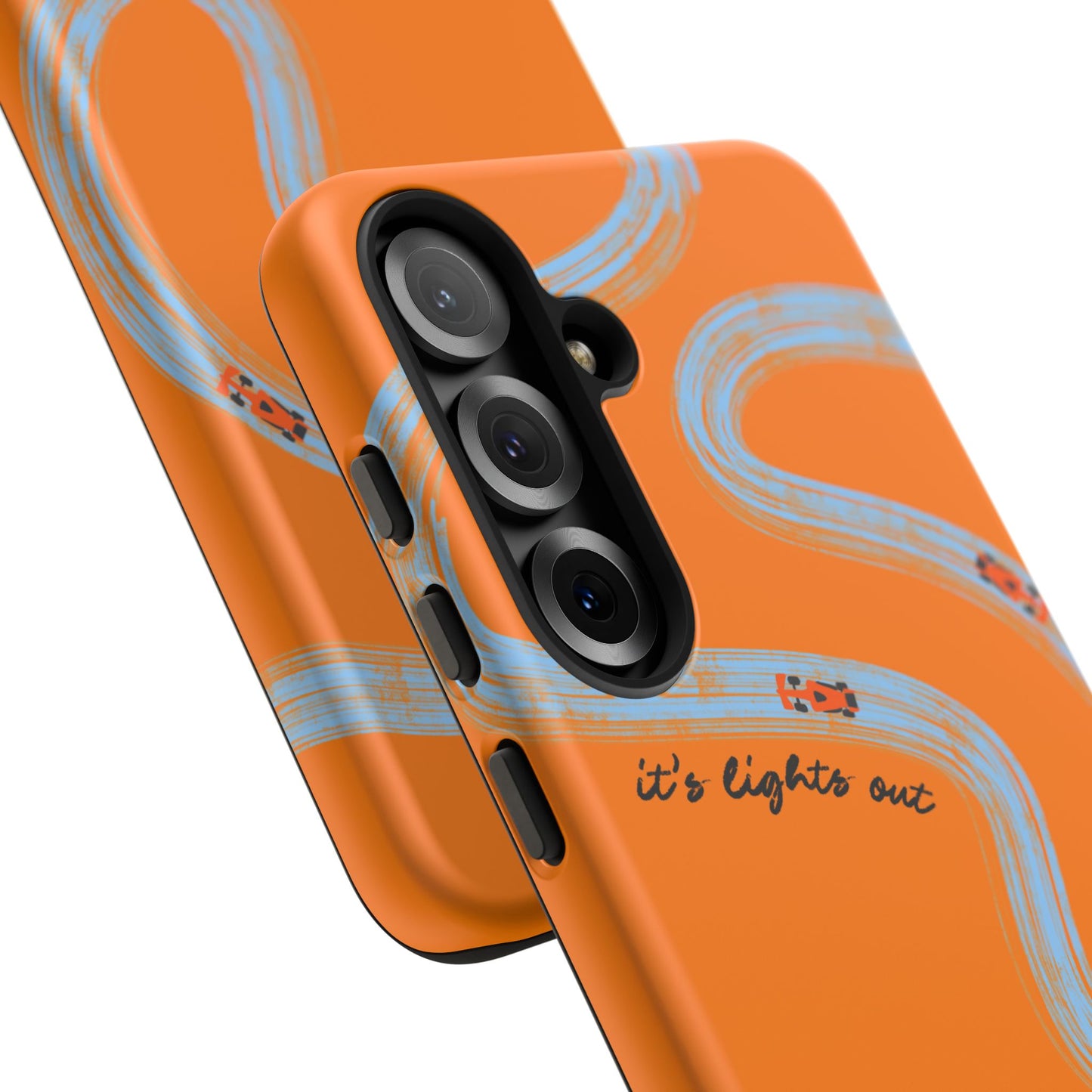 F1 Phone Case McLaren Painted "its lights out and away we go", Trendy F1 Gift, Formula 1 Gift, Cute F1 Phone Case, Phone Case