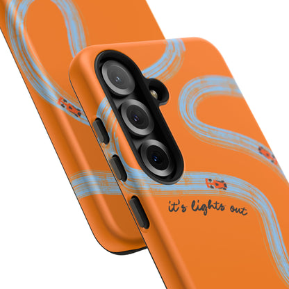 F1 Phone Case McLaren Painted "its lights out and away we go", Trendy F1 Gift, Formula 1 Gift, Cute F1 Phone Case, Phone Case