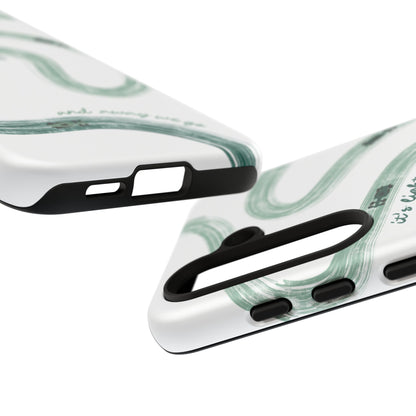F1 Phone Case Green Painted "its lights out and away we go", Trendy F1 Gift, Formula 1 Gift, Cute F1 Phone Case, Gift for F1 Fans