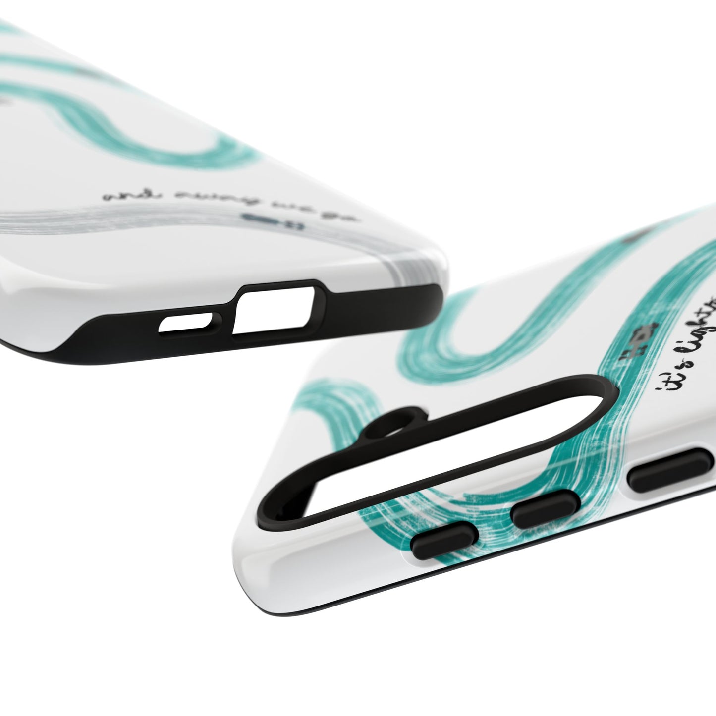Mercedes F1 Phone Case Painted "its lights out and away we go", Trendy F1 Gift, Formula 1 Gift, Cute F1 Phone Case