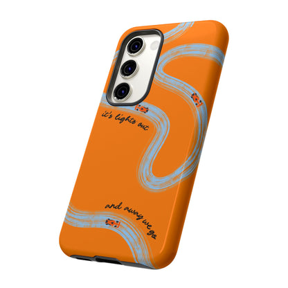 F1 Phone Case McLaren Painted "its lights out and away we go", Trendy F1 Gift, Formula 1 Gift, Cute F1 Phone Case, Phone Case