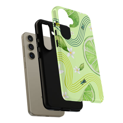 Green F1 Aston Martin and Lime Phone Case, Trendy F1 Gift, Formula 1 Gift, Cute Fruit F1 Phone Case, Unique Phone Case