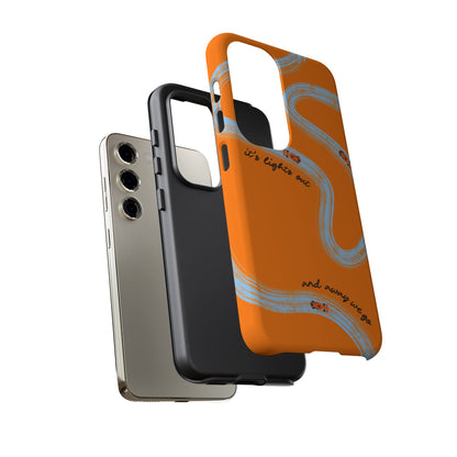 F1 Phone Case McLaren Painted "its lights out and away we go", Trendy F1 Gift, Formula 1 Gift, Cute F1 Phone Case, Phone Case