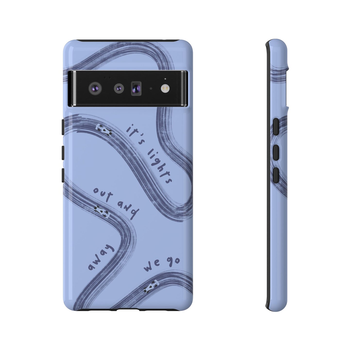Blue Lights Out F1 Phone Case Design, Trendy F1 Gift, Formula 1 Gift, Cute F1 Phone Case, Unique Formula One Phone Case