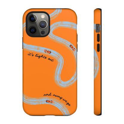 F1 Phone Case McLaren Painted "its lights out and away we go", Trendy F1 Gift, Formula 1 Gift, Cute F1 Phone Case, Phone Case