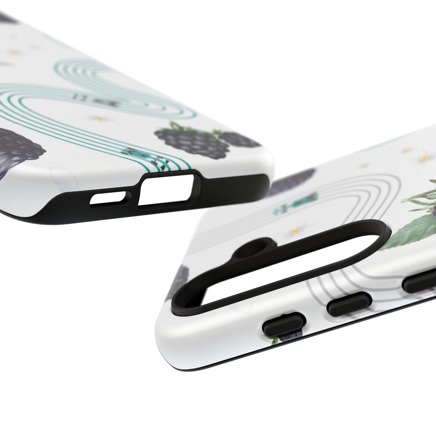 F1 Mercedes and Blackberries Phone Case , Trendy F1 Gift, Formula 1 Gift, Cute Fruit F1 Phone Case, Unique Phone Case