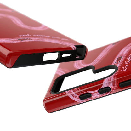 Red and Pink Lights Out F1 Phone Case Design, Trendy F1 Gift, Formula 1 Gift, Cute F1 Phone Case, Unique Formula One Phone Case
