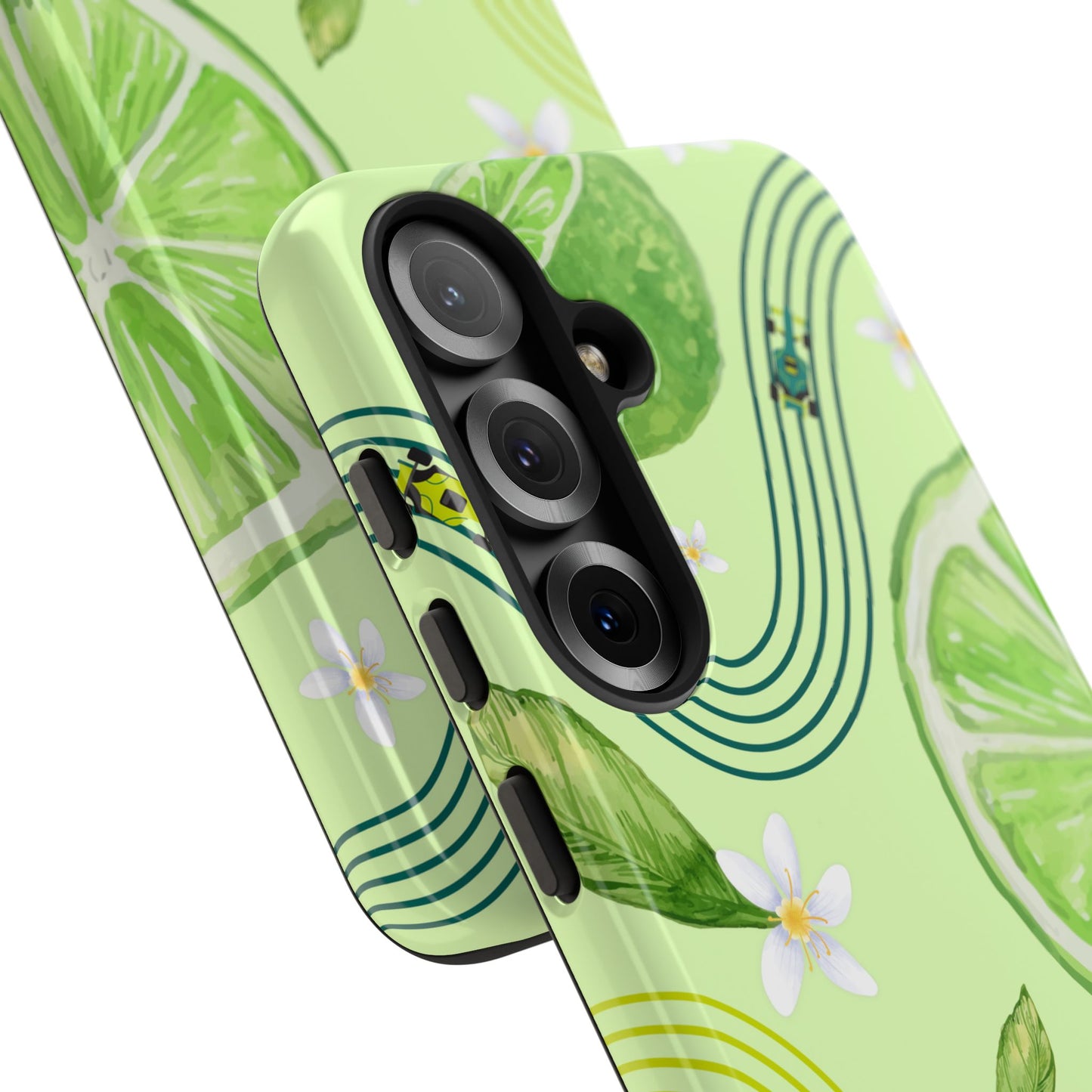 Green F1 Aston Martin and Lime Phone Case, Trendy F1 Gift, Formula 1 Gift, Cute Fruit F1 Phone Case, Unique Phone Case