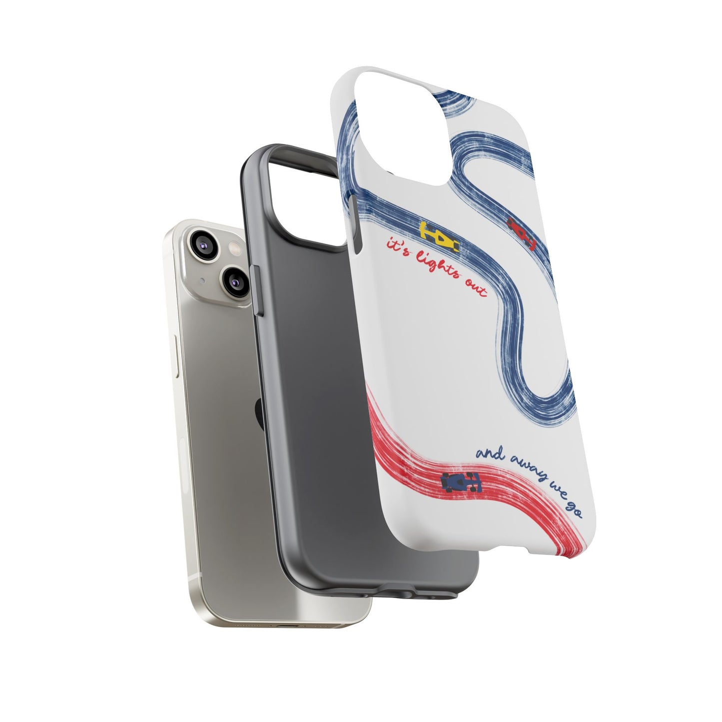 F1 Red Bull Racing Painted Track F1 Phone Case Design