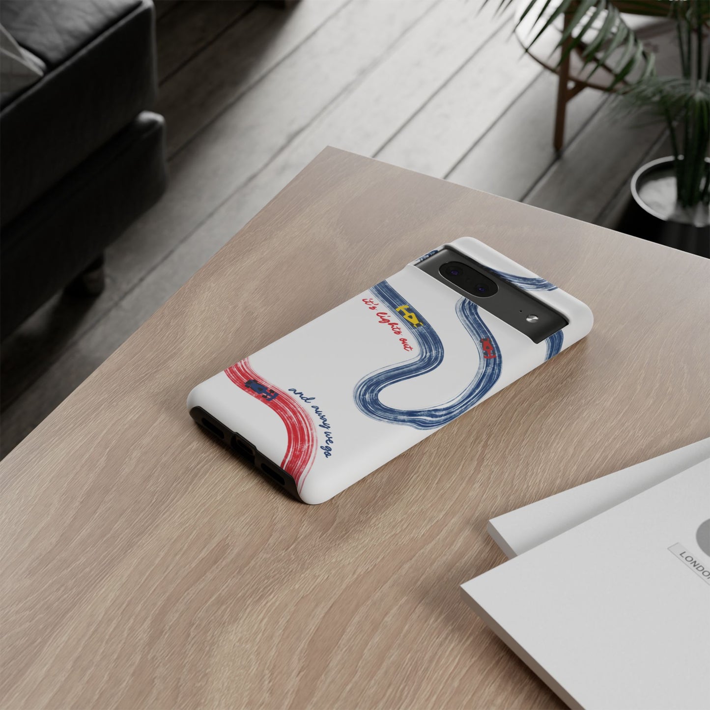 F1 Red Bull Racing Painted Track F1 Phone Case Design