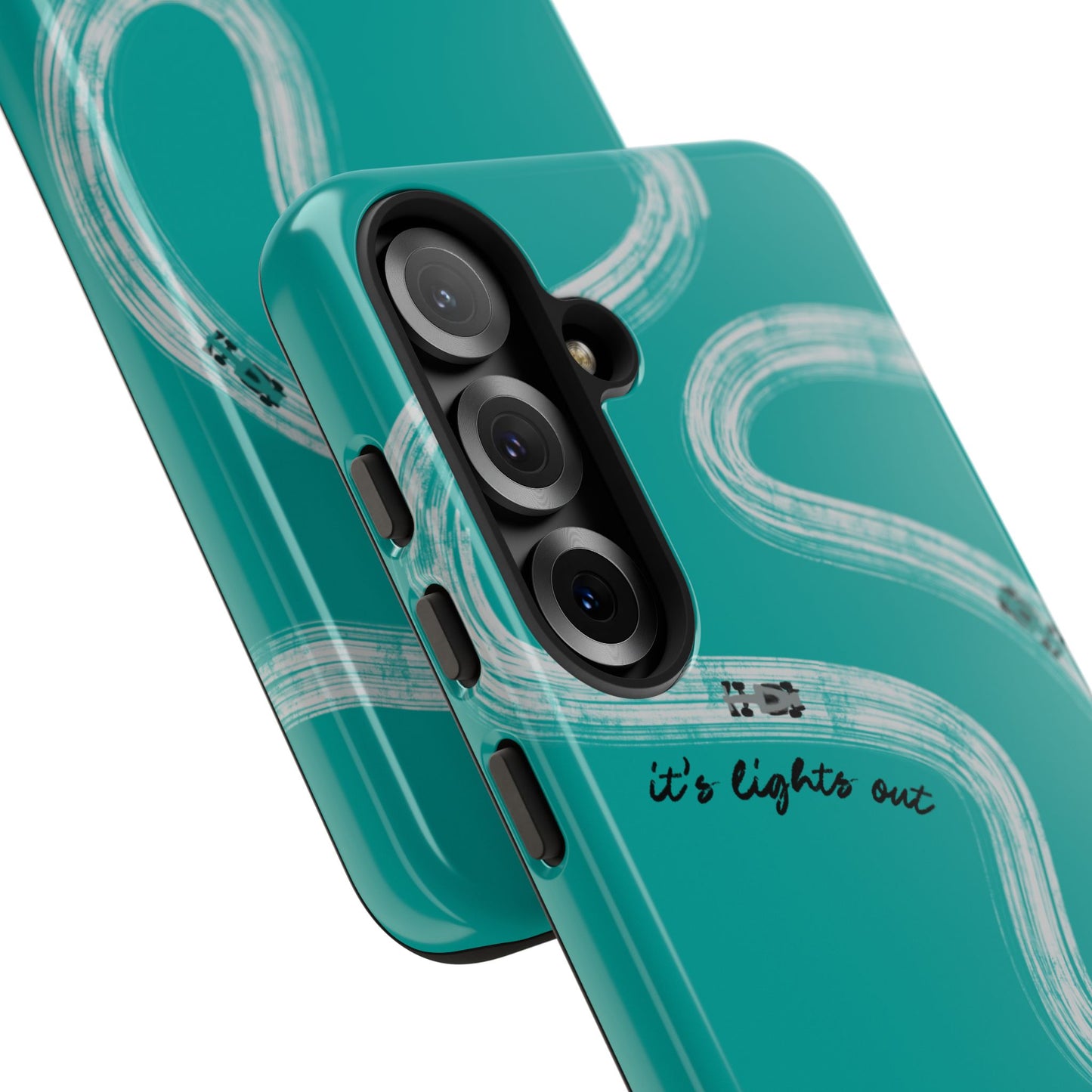 Mercedes F1 Phone Case Painted "its lights out and away we go", Trendy F1 Gift, Formula 1 Gift, Cute F1 Phone Case